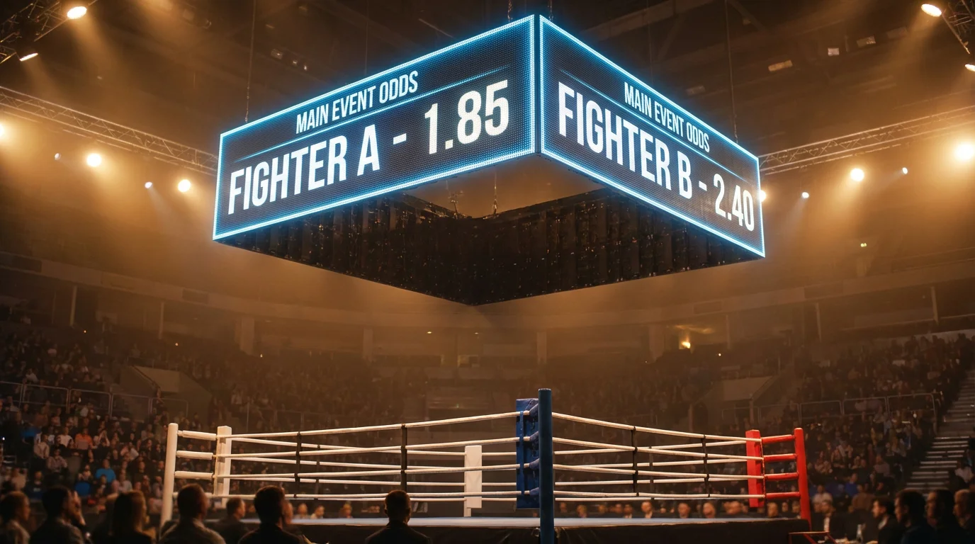 Boxen Quoten verstehen: Wettquoten-Anzeige bei einem Boxkampf