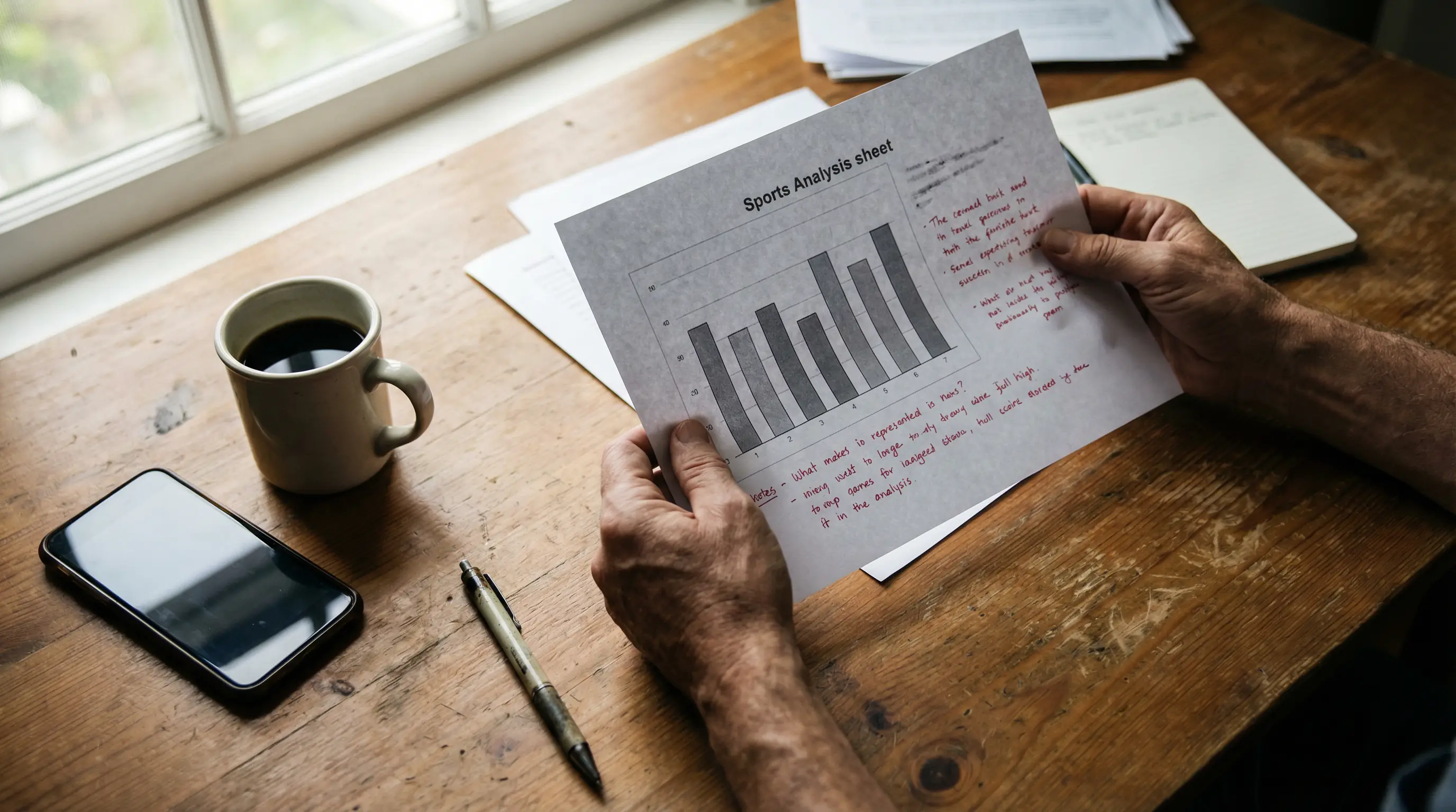 Sportanalyse-Dokument mit Quotenberechnung für Boxen Wettquoten