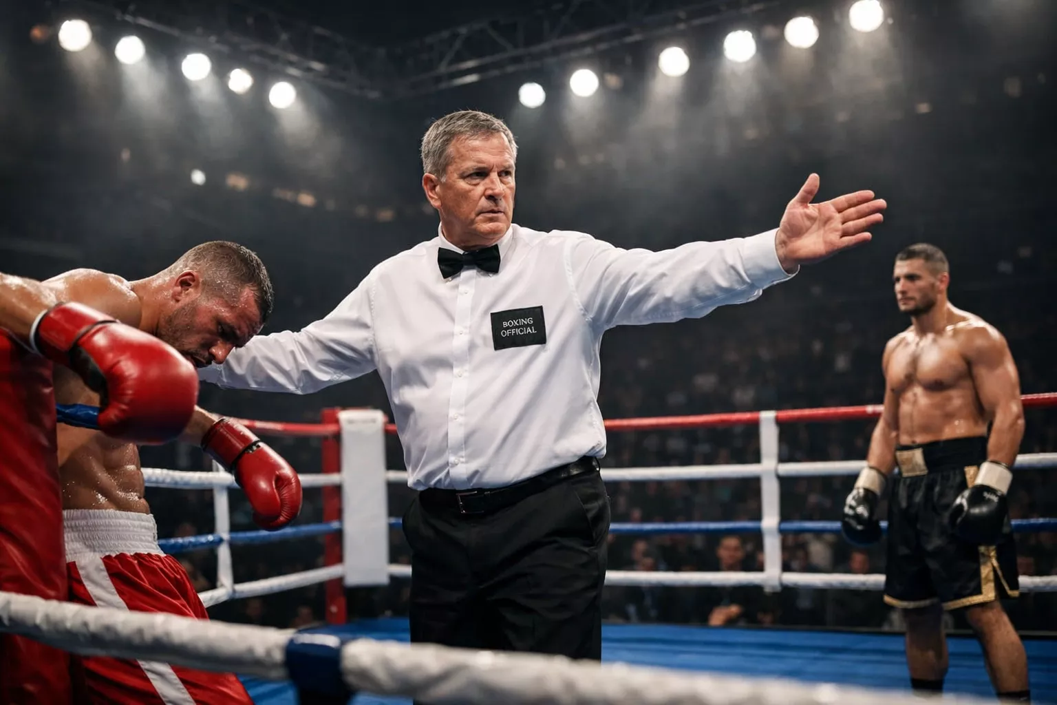 KO vs. TKO vs. DQ: Ringrichter stoppt einen Boxkampf im Ring