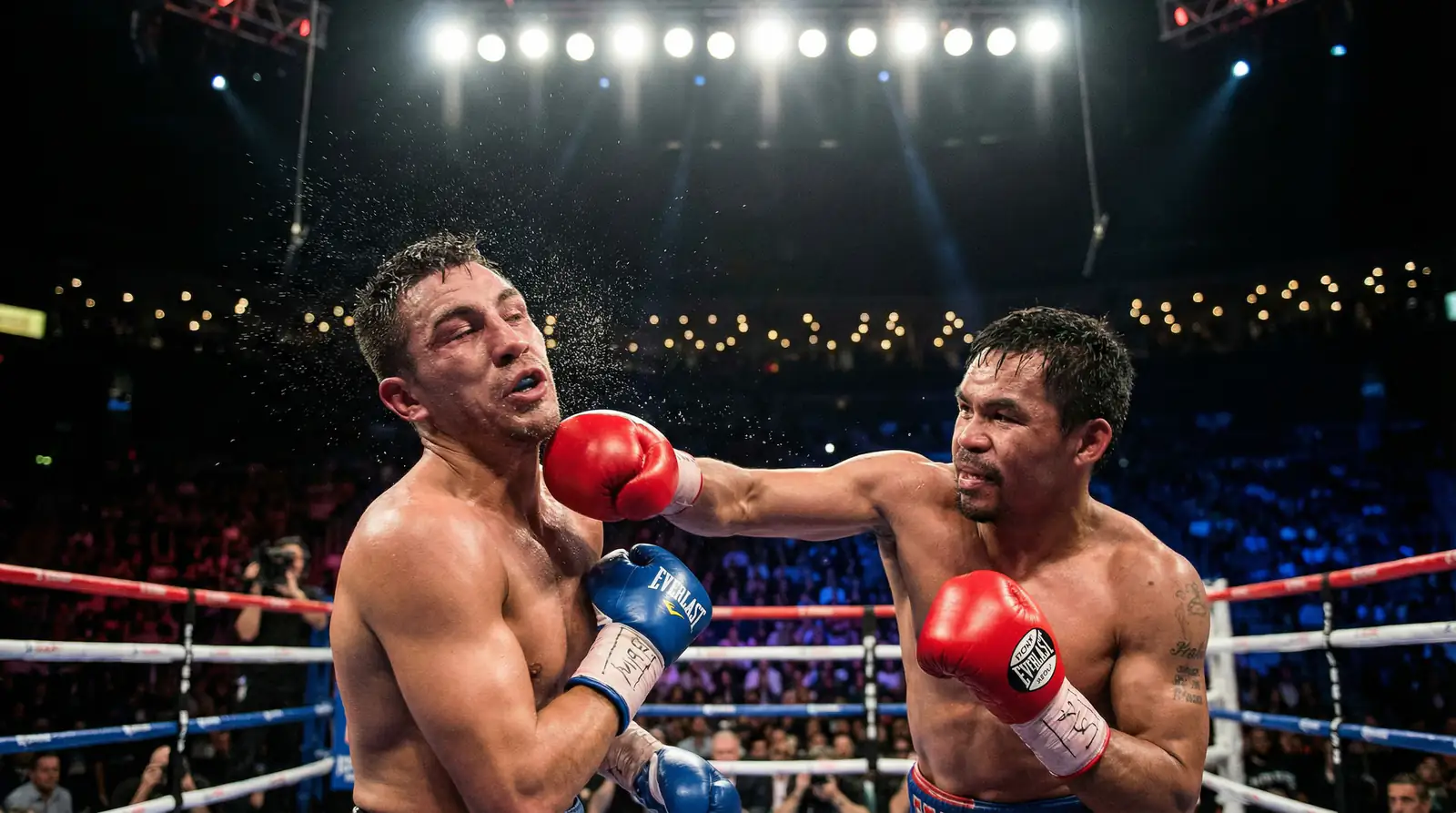 Dramatischer Knockout-Moment im Boxring – KO-Wette Boxen